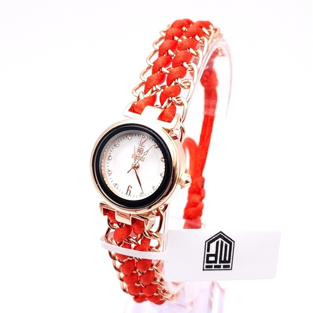 Invicta Prestige MPW0299 Women's Rose Gold Red Strap Quartz